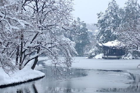 寒潮大举南下 多地迎初雪