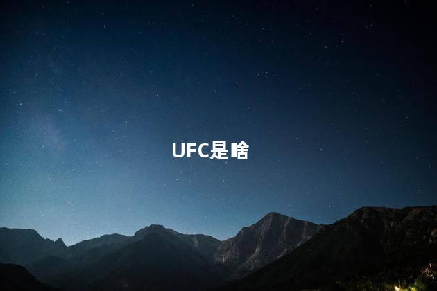 UFC是啥