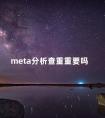 meta分析查重重要吗 sci查重率包括参考文献吗