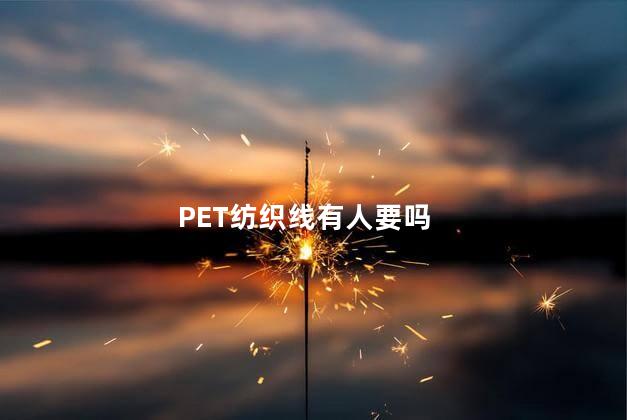 PET纺织线有人要吗