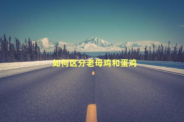 如何区分老母鸡和蛋鸡
