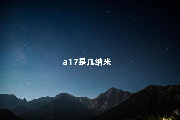 a17是几纳米