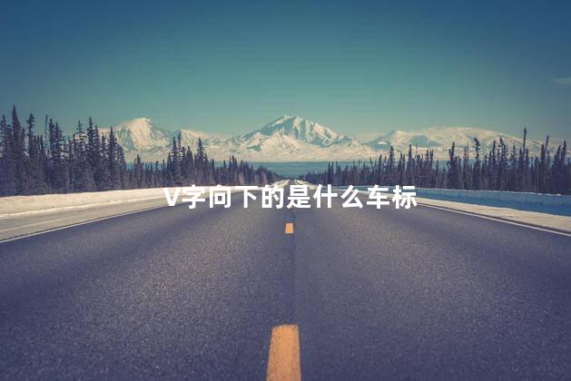 V字向下的是什么车标，v字向下车标是什么车