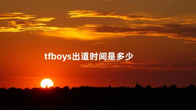 tfboys出道时间是多少 tfboys纪念日有哪些