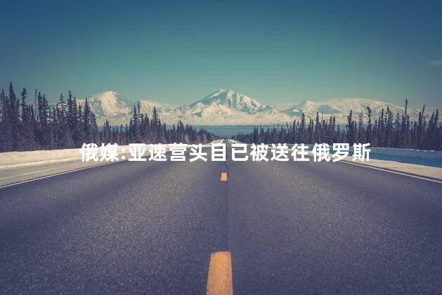 俄媒:亚速营头目已被送往俄罗斯