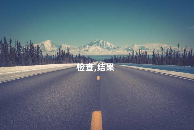 检查,结果