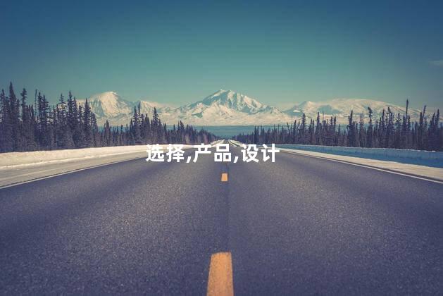 选择,产品,设计